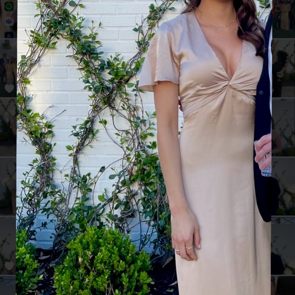 Champagne Maxi Dress (bridesmaid) - Picture 2 of 3